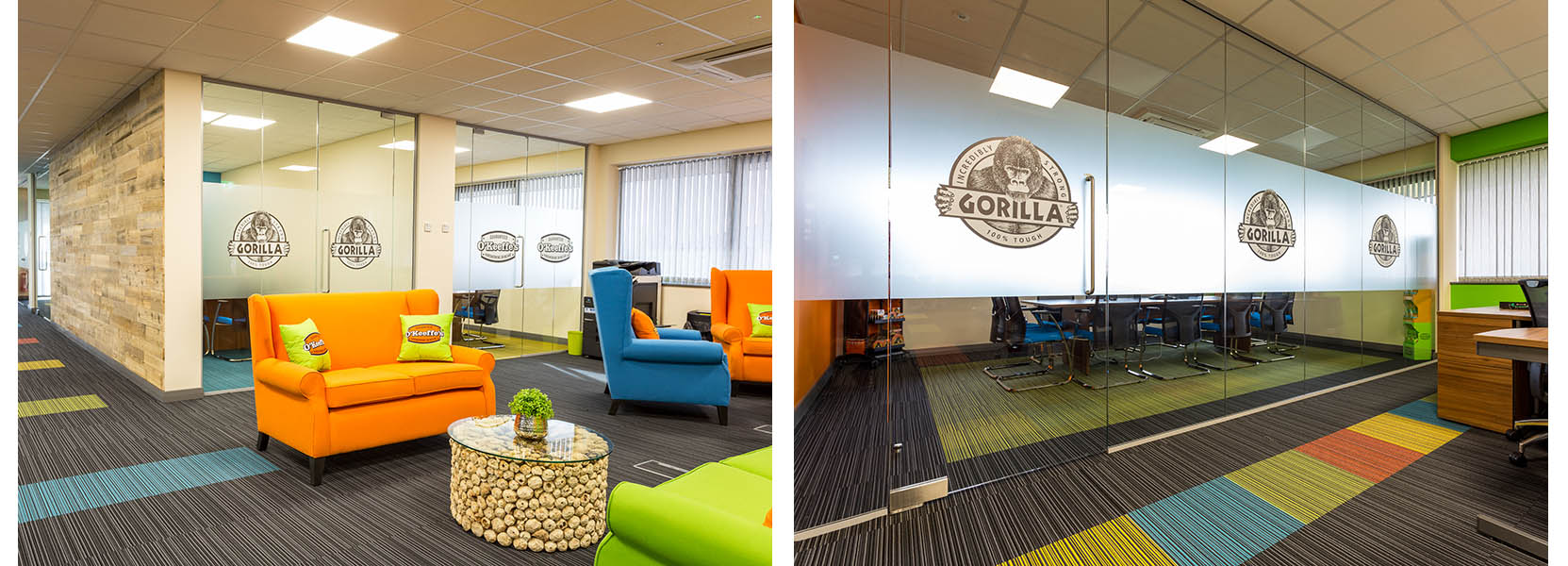 Truline System 9000 Gorilla Glue Head Office Meeting Room And Reception Area