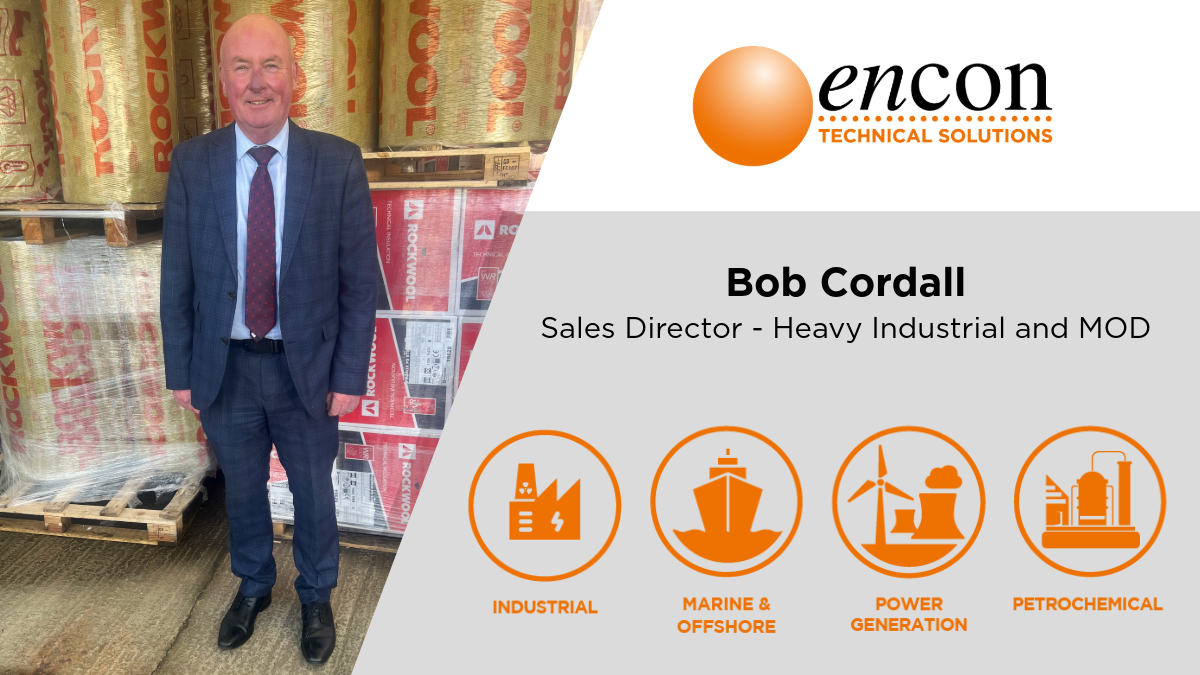 Bob Cordall, Sales Director - Heavy Industrial and MOD