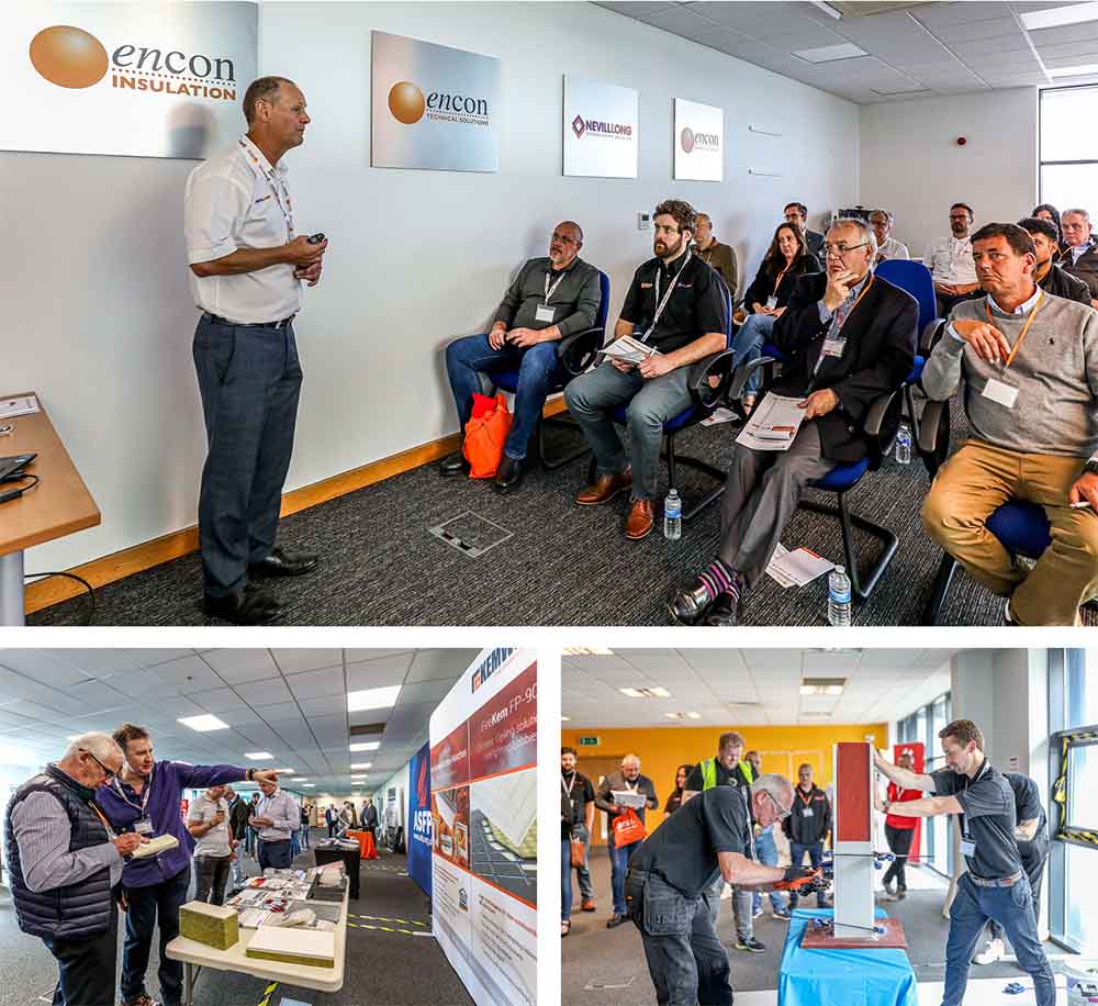 Images from Encon's Passive Fire Protection Showcase