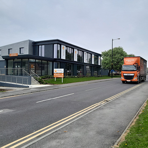 Our lorry leaves the North East branch to deliver passive fire protection