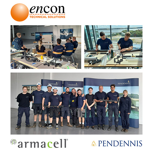 Pendennis employees attend training on Armacell solutions for the Marine environment