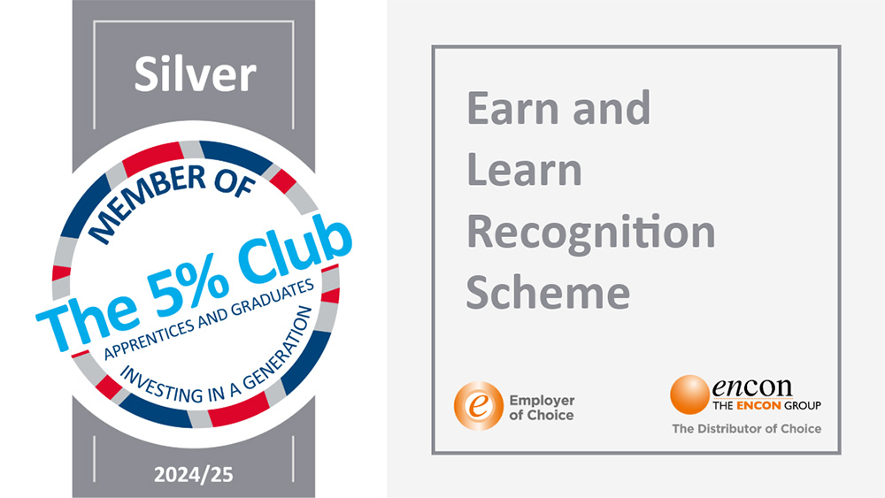 Encon is recognised as Silver members of The 5% Club