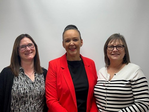 Claire Liley, Kelly Blackburn and Vidette Smith from Encon & Nevill Long Leeds