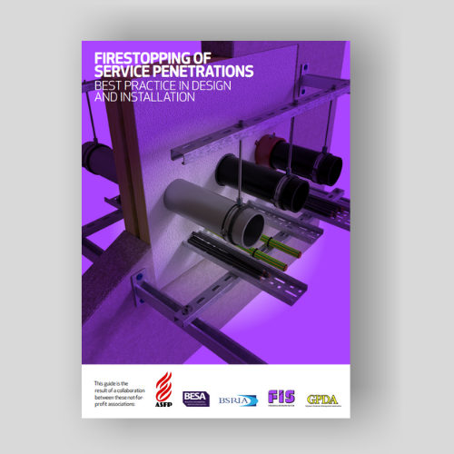 Firestopping Of Service Penetrations Installation Guide Front Cover
