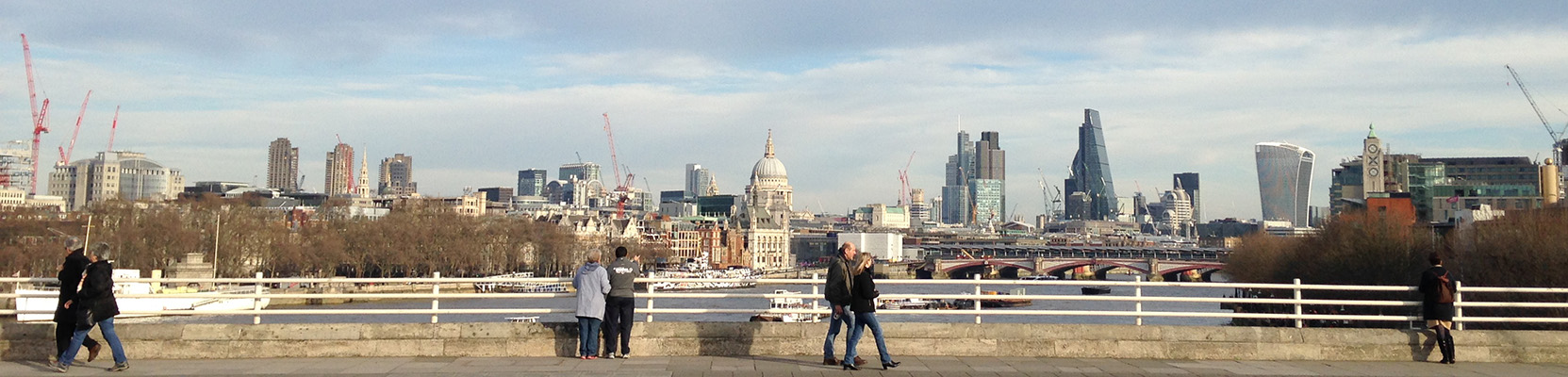London skyline from Waterloo bridge
