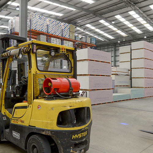 Team working in an Encon and Nevill Long warehouse