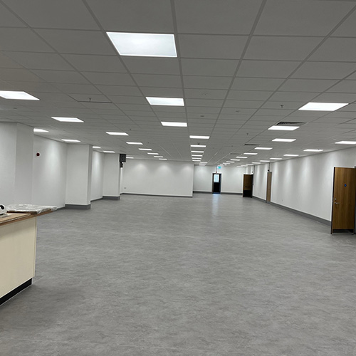 Interior fit out at RAF Lakenheath