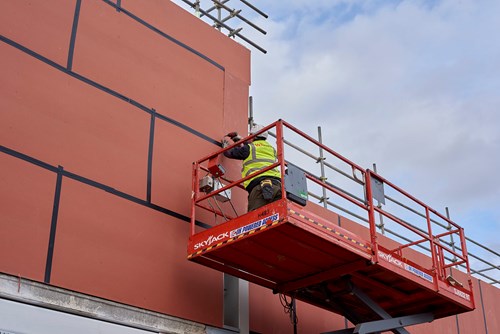 WD Drywall Fixing Knauf Windliner Boards As External Sheathing Board