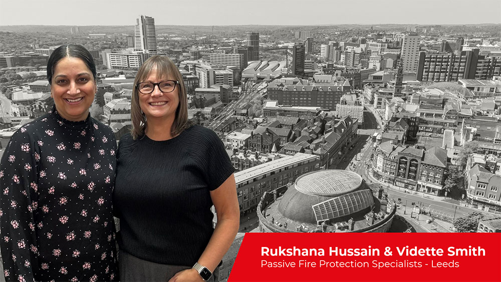Image of Rukshana Hussain and Vidette Smith, Fire Protection Specialists at Encon & Nevill Long Leeds