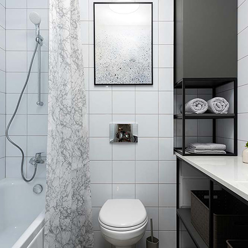Aquapanel bathroom interior 