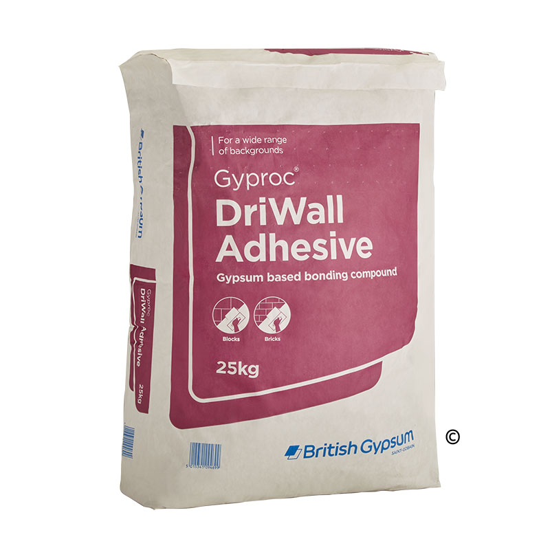 British Gypsum Gyproc DriWall Adhesive 25Kg